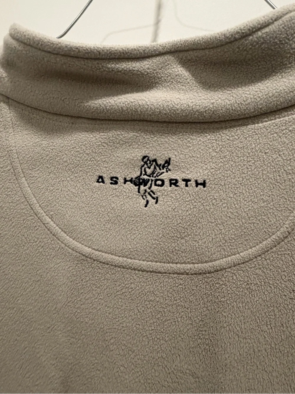 Ashworth Cream Fleece Pullover